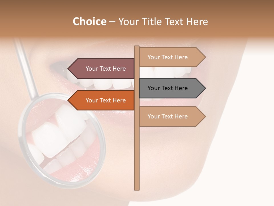 Girl Dental Care PowerPoint Template