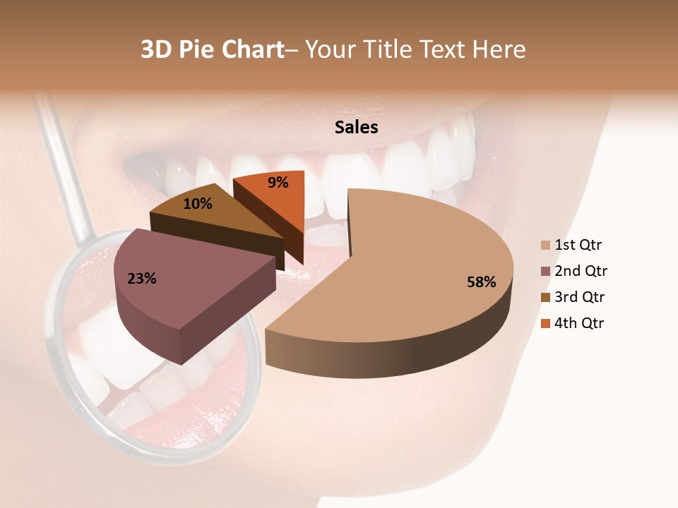 Girl Dental Care PowerPoint Template