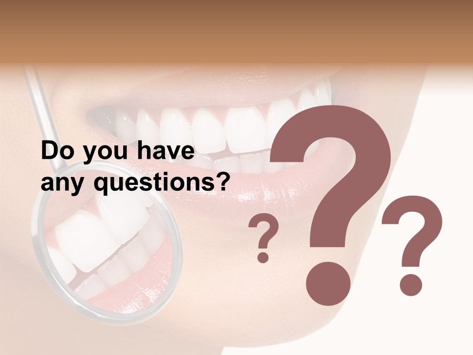 Girl Dental Care PowerPoint Template