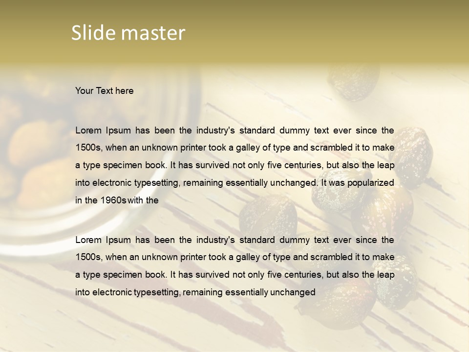 Jar Brine Glass PowerPoint Template