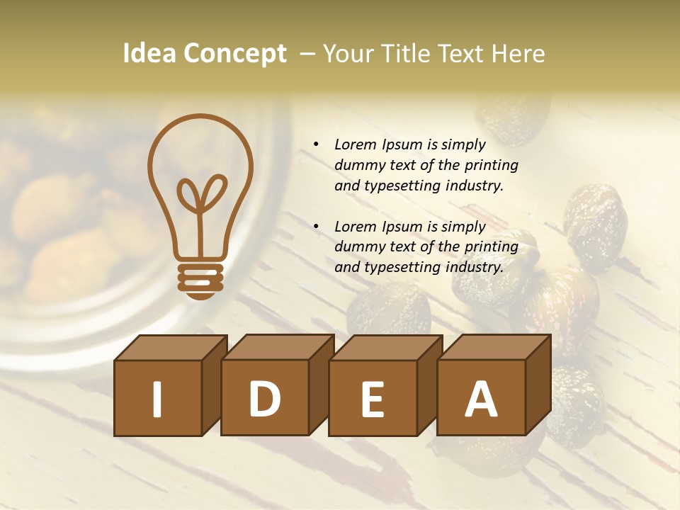 Jar Brine Glass PowerPoint Template