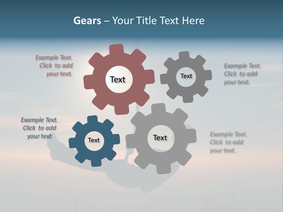 Silhouette Fun Back Lite PowerPoint Template