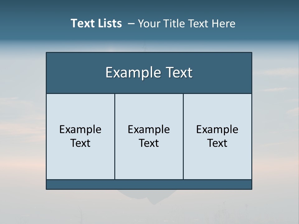 Silhouette Fun Back Lite PowerPoint Template