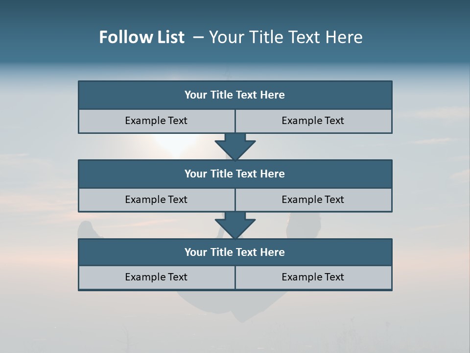 Silhouette Fun Back Lite PowerPoint Template