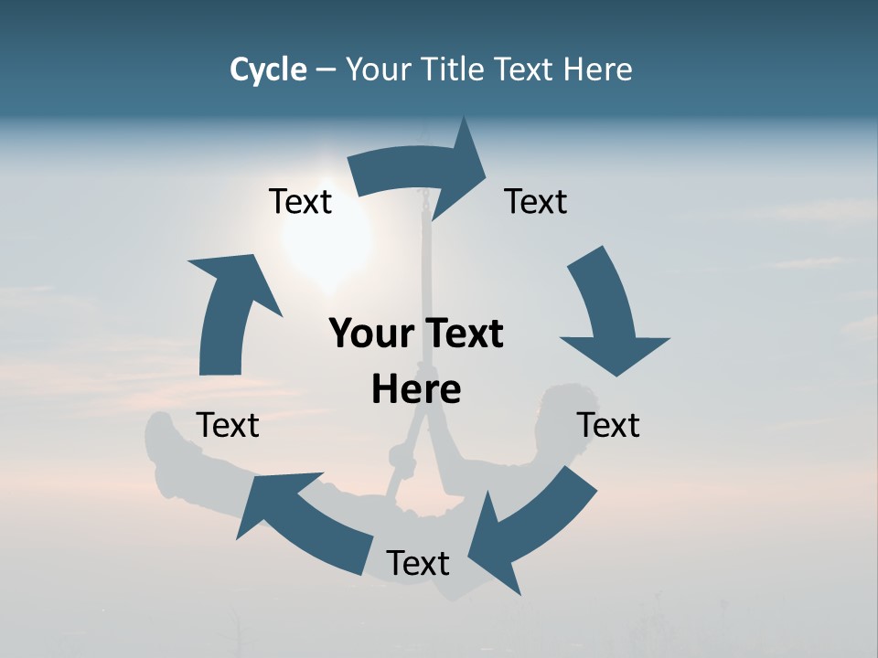 Silhouette Fun Back Lite PowerPoint Template