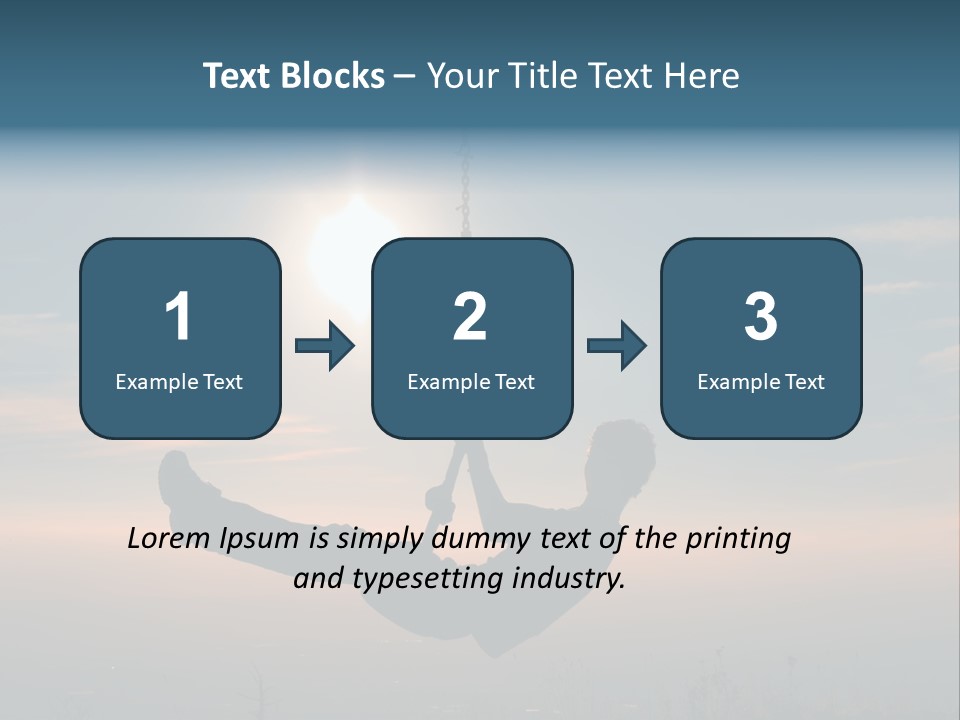 Silhouette Fun Back Lite PowerPoint Template