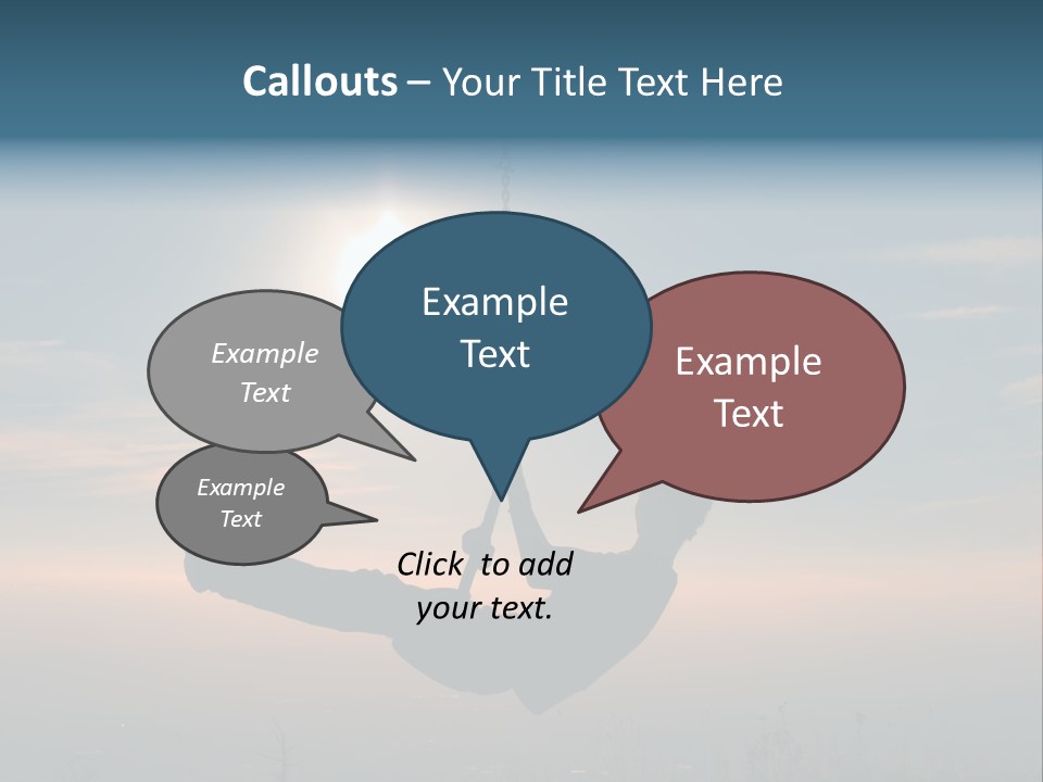 Silhouette Fun Back Lite PowerPoint Template