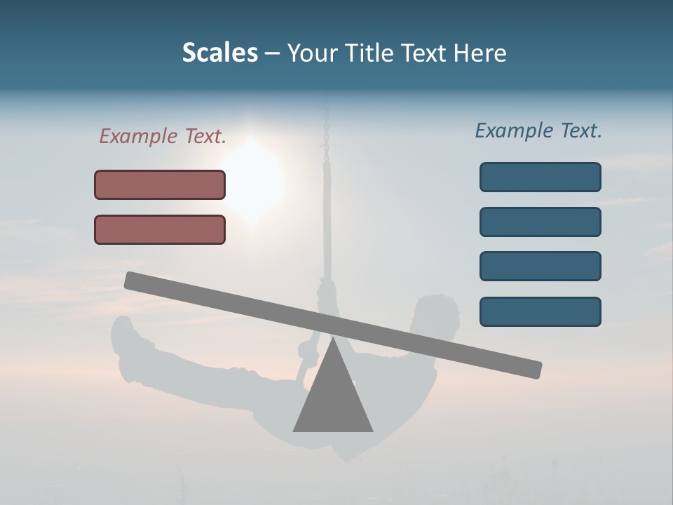 Silhouette Fun Back Lite PowerPoint Template