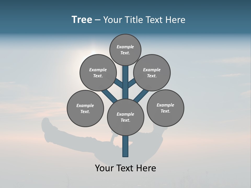 Silhouette Fun Back Lite PowerPoint Template