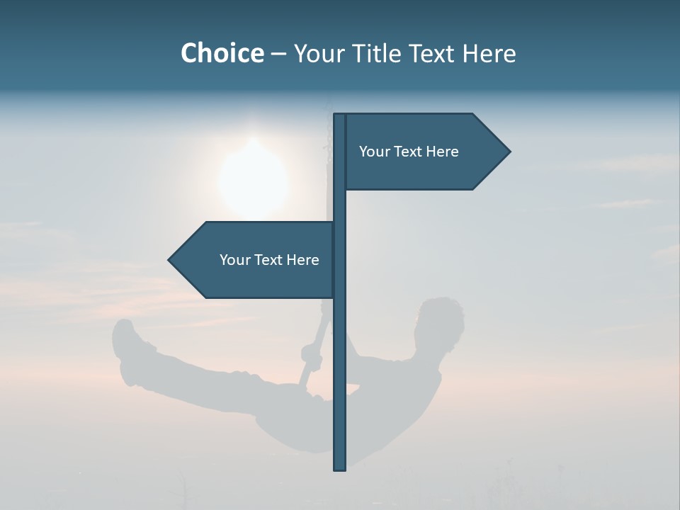 Silhouette Fun Back Lite PowerPoint Template