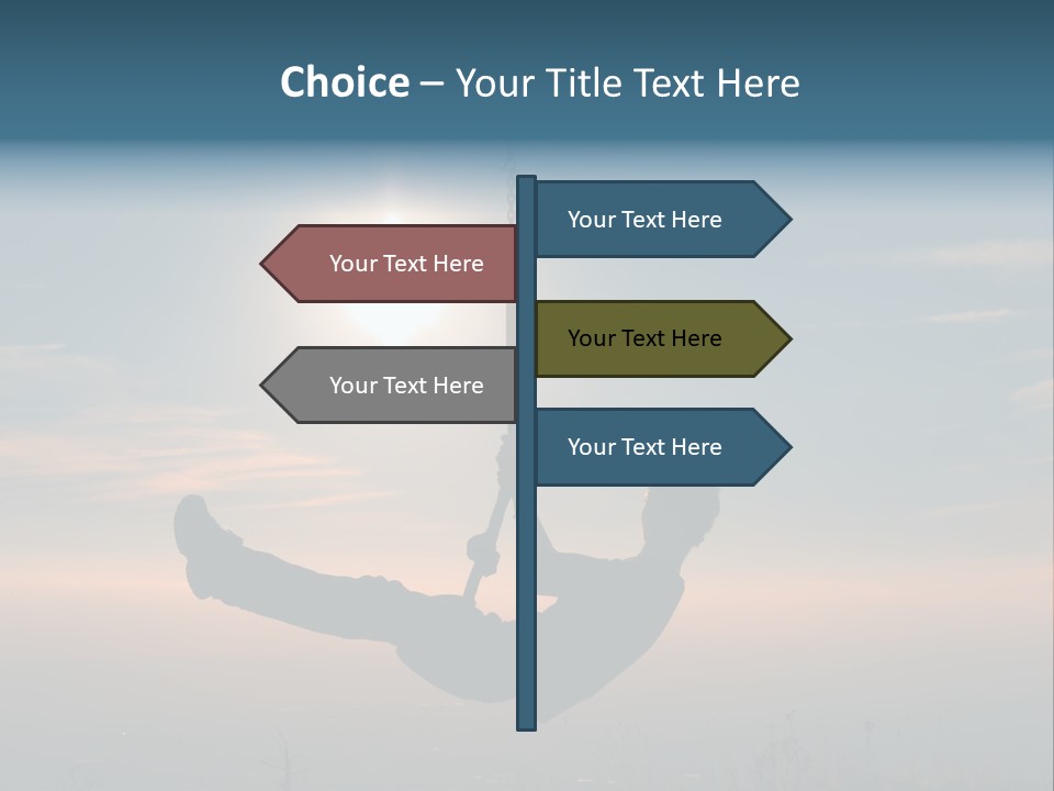 Silhouette Fun Back Lite PowerPoint Template