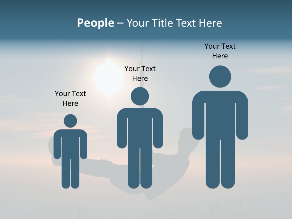 Silhouette Fun Back Lite PowerPoint Template