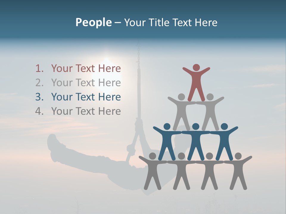 Silhouette Fun Back Lite PowerPoint Template