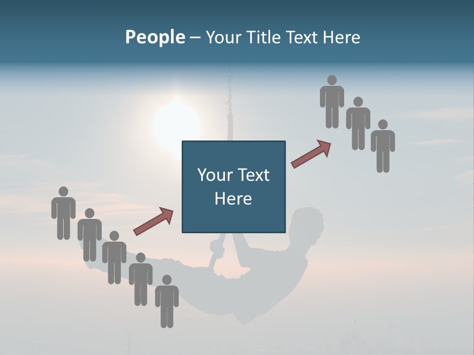 Silhouette Fun Back Lite PowerPoint Template