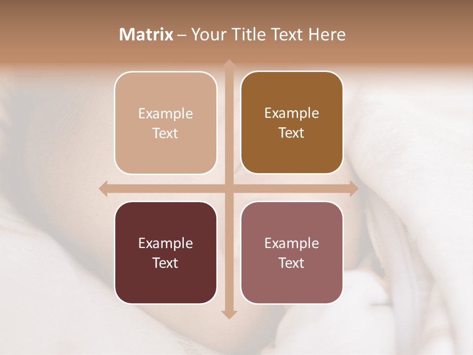 Sepia Portrait Posing PowerPoint Template