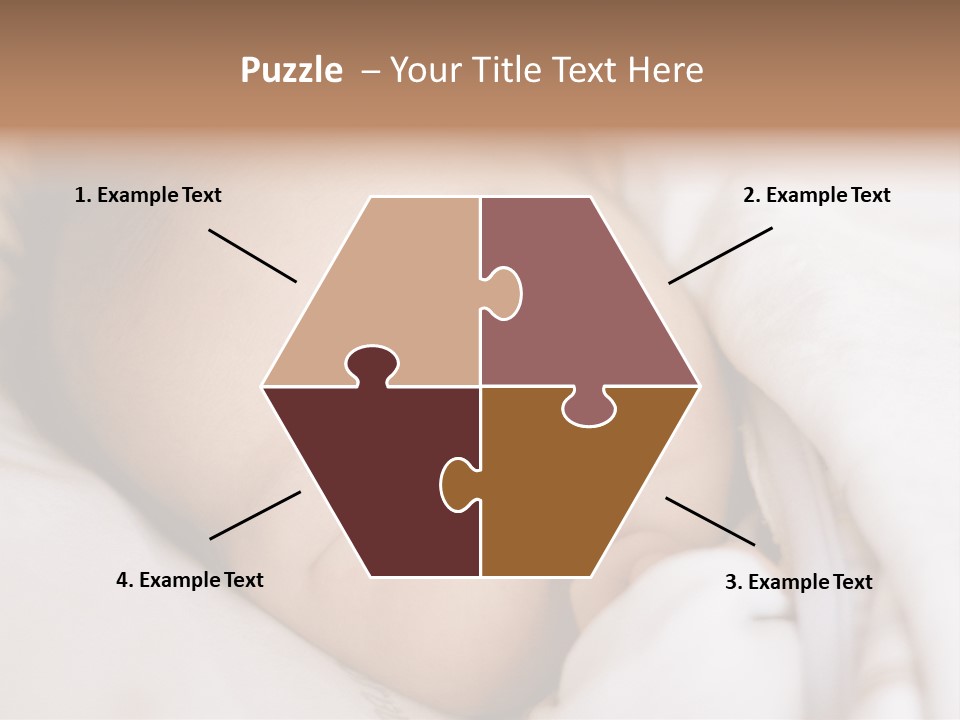 Sepia Portrait Posing PowerPoint Template