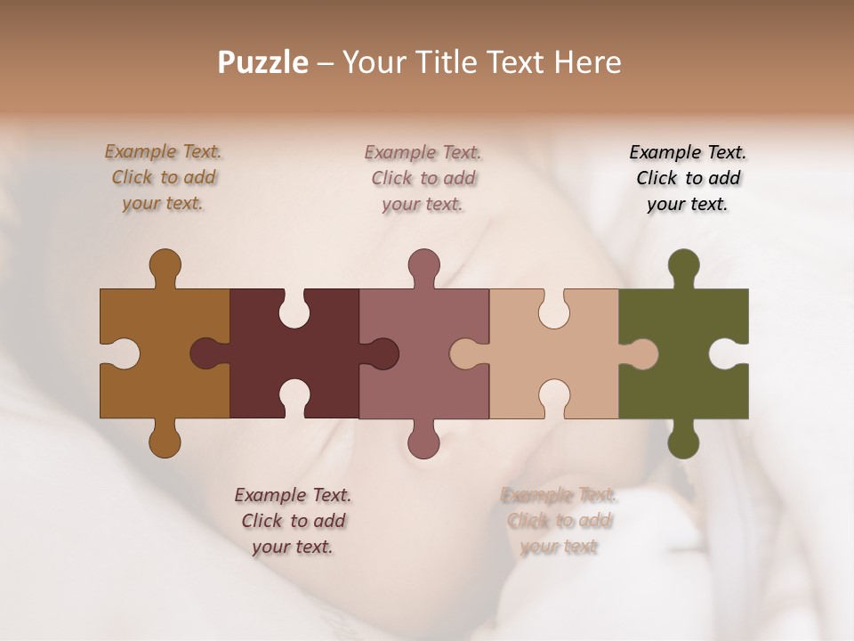 Sepia Portrait Posing PowerPoint Template