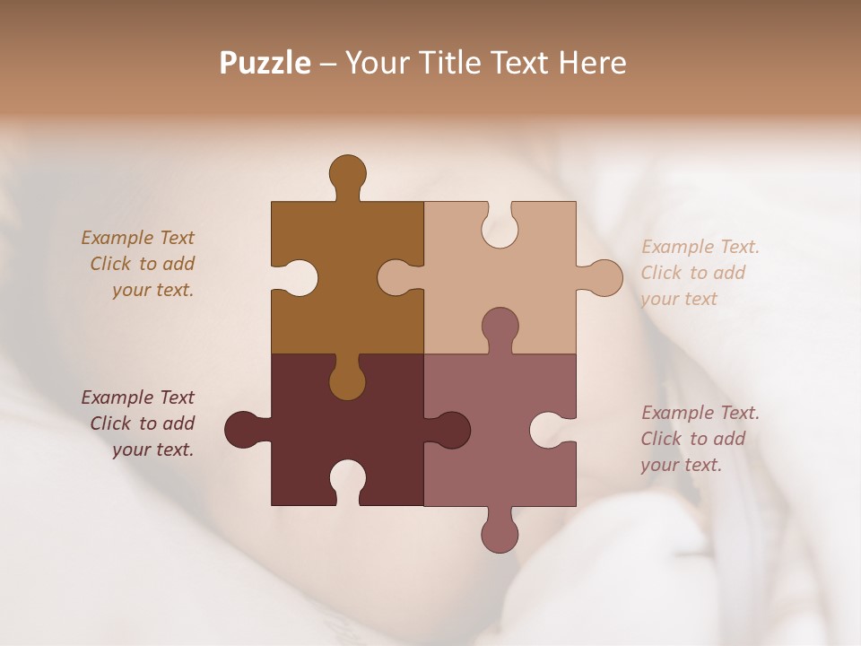 Sepia Portrait Posing PowerPoint Template