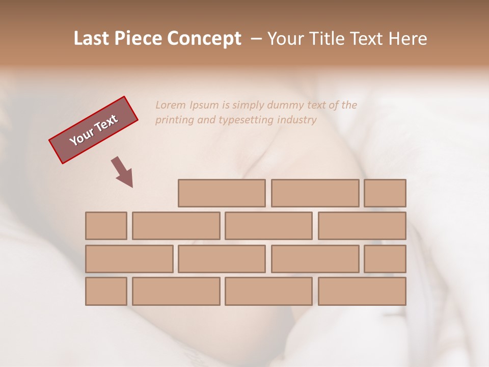 Sepia Portrait Posing PowerPoint Template