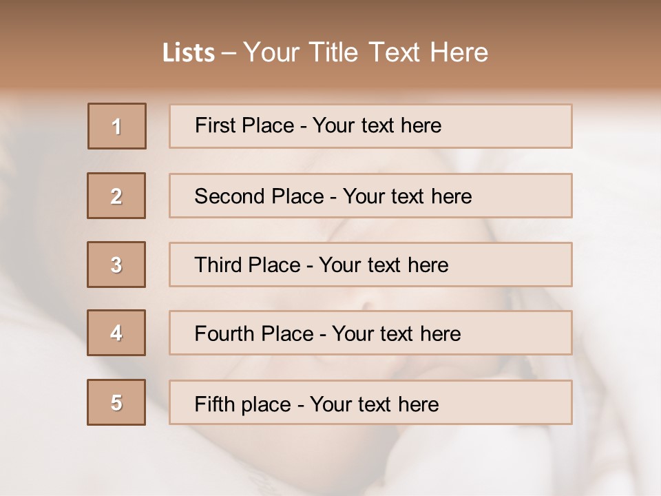 Sepia Portrait Posing PowerPoint Template