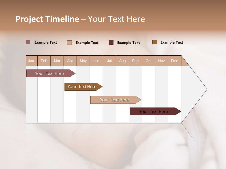 Sepia Portrait Posing PowerPoint Template