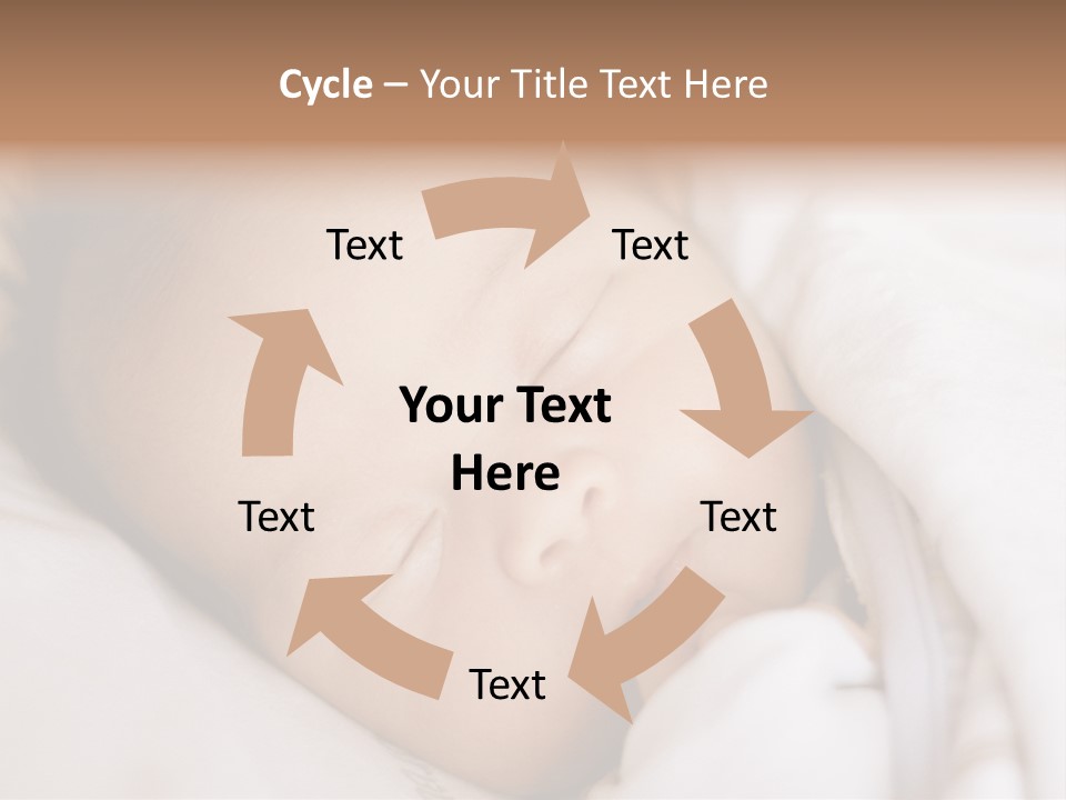 Sepia Portrait Posing PowerPoint Template