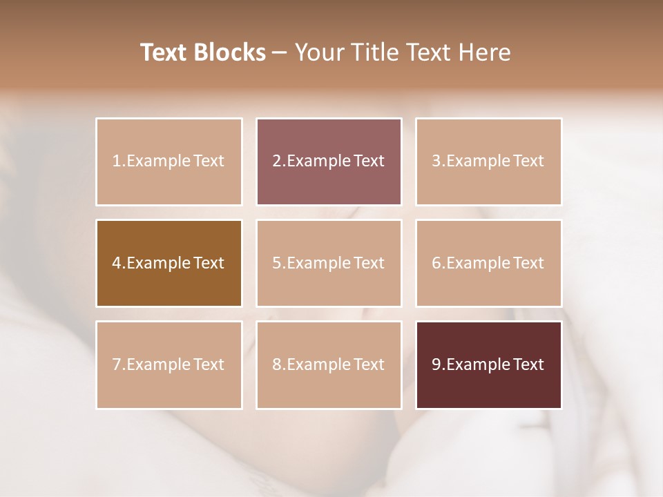 Sepia Portrait Posing PowerPoint Template