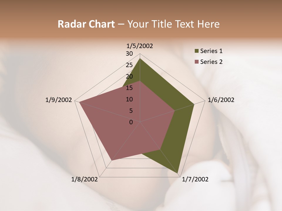 Sepia Portrait Posing PowerPoint Template
