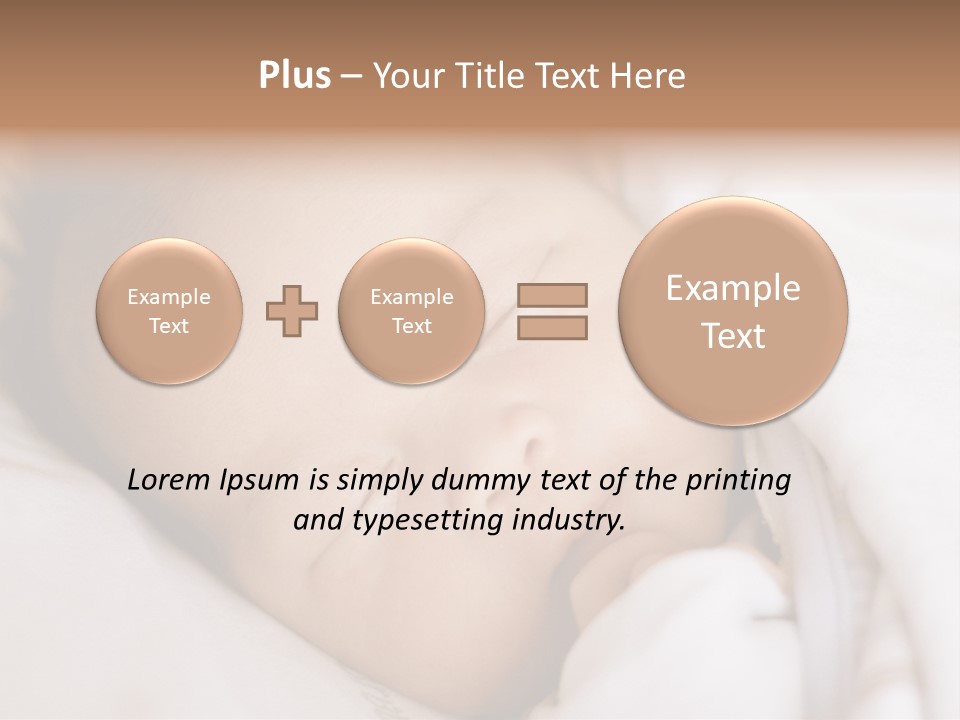 Sepia Portrait Posing PowerPoint Template