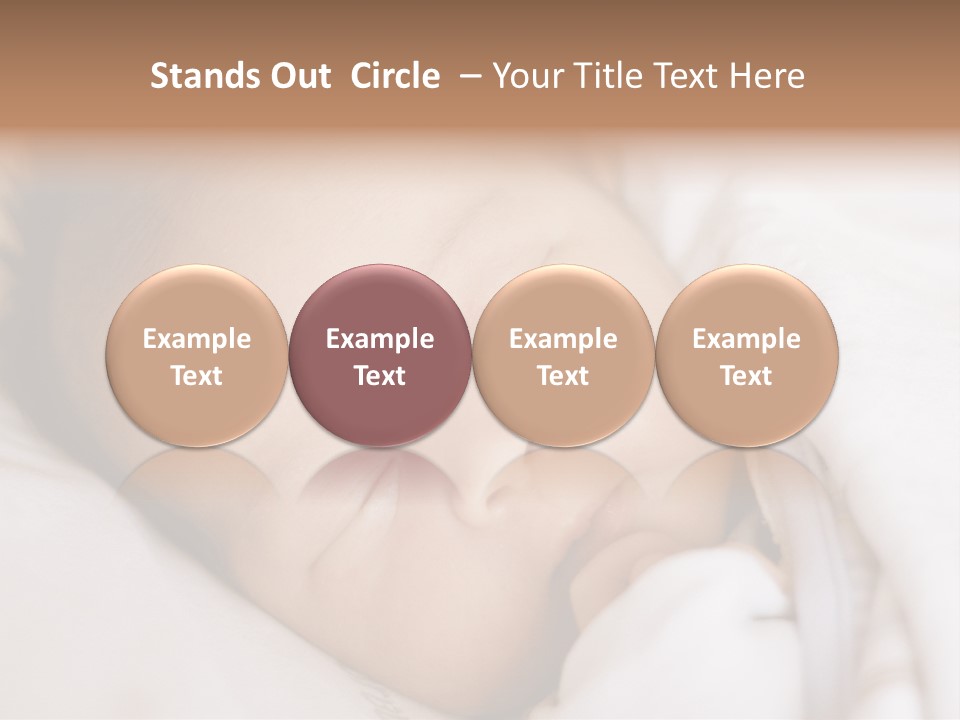 Sepia Portrait Posing PowerPoint Template