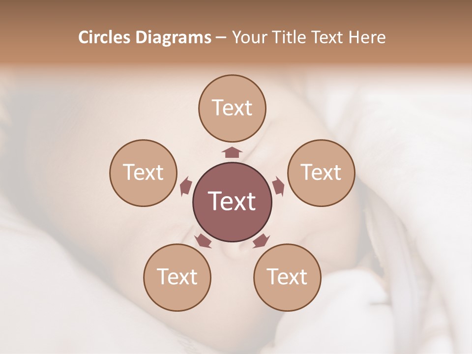 Sepia Portrait Posing PowerPoint Template