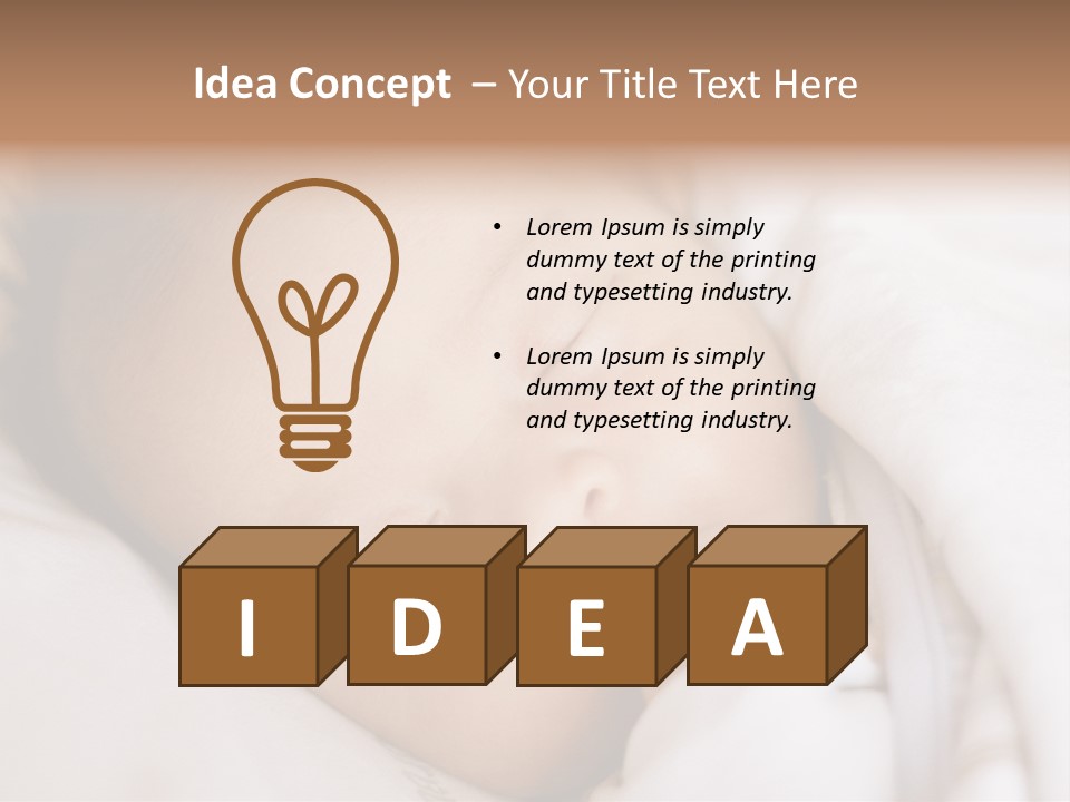 Sepia Portrait Posing PowerPoint Template