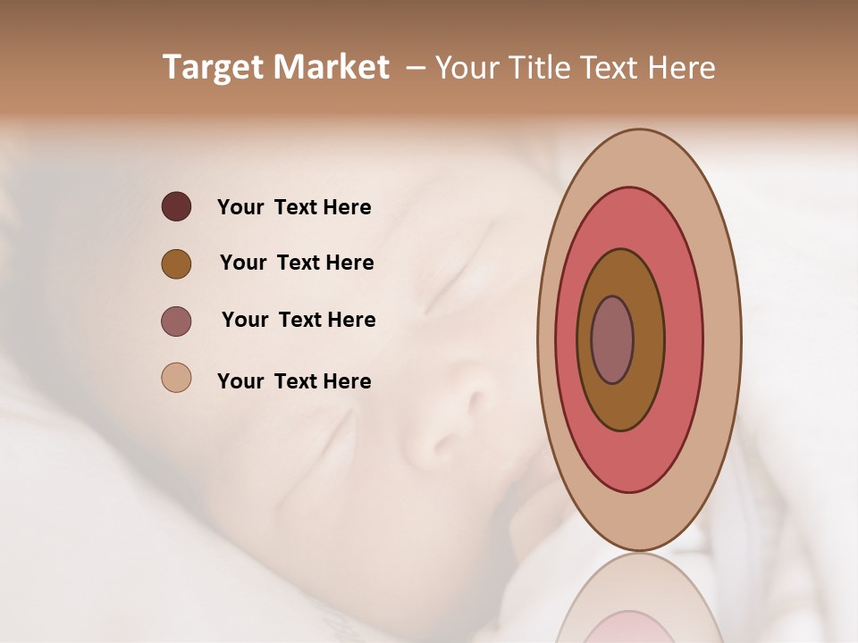 Sepia Portrait Posing PowerPoint Template