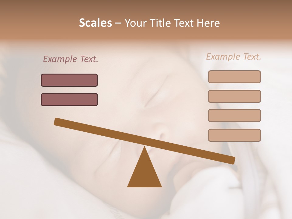 Sepia Portrait Posing PowerPoint Template