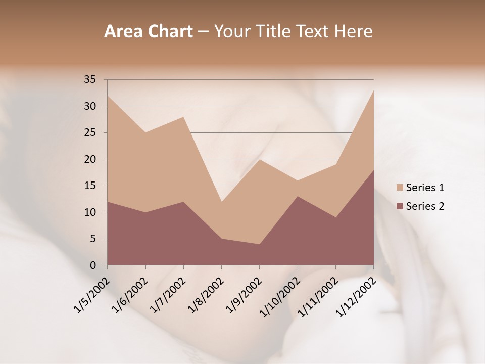 Sepia Portrait Posing PowerPoint Template