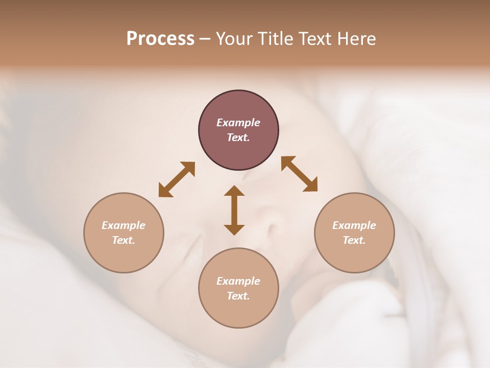 Sepia Portrait Posing PowerPoint Template