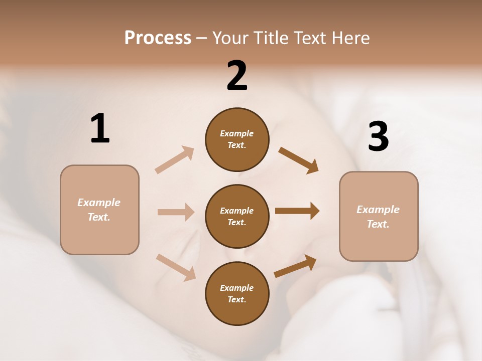 Sepia Portrait Posing PowerPoint Template