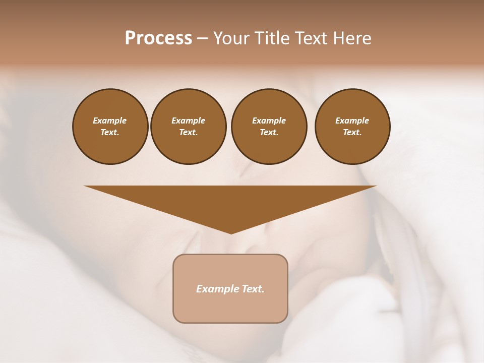 Sepia Portrait Posing PowerPoint Template