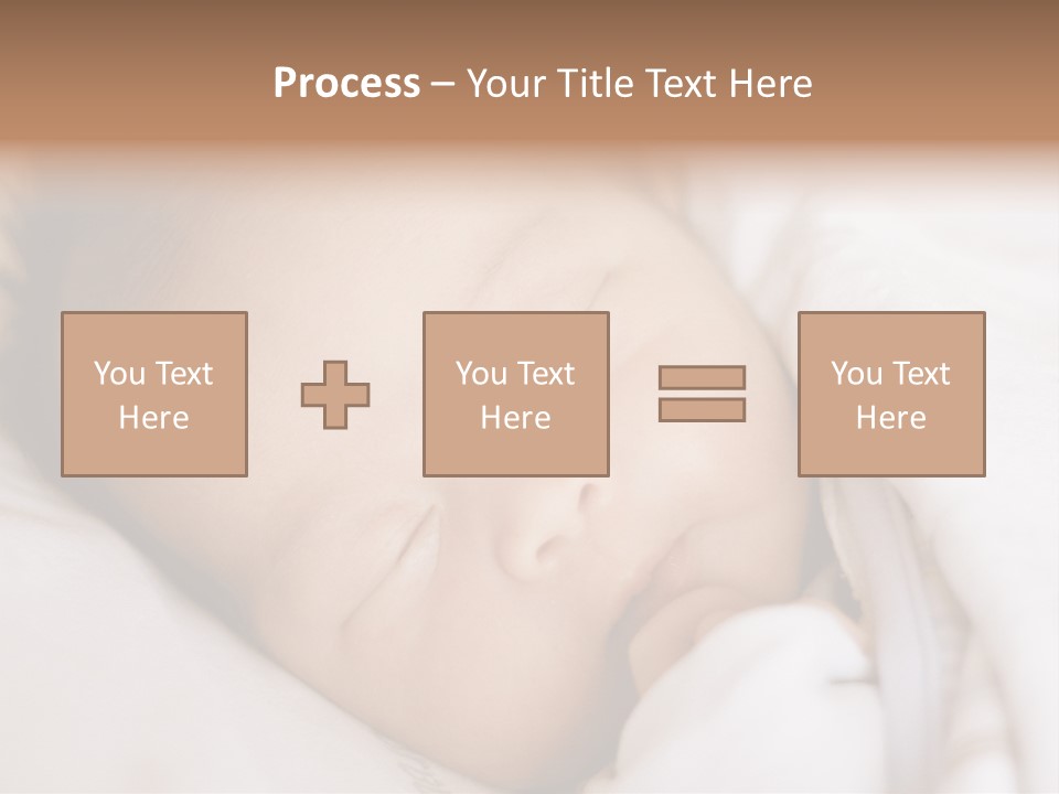 Sepia Portrait Posing PowerPoint Template