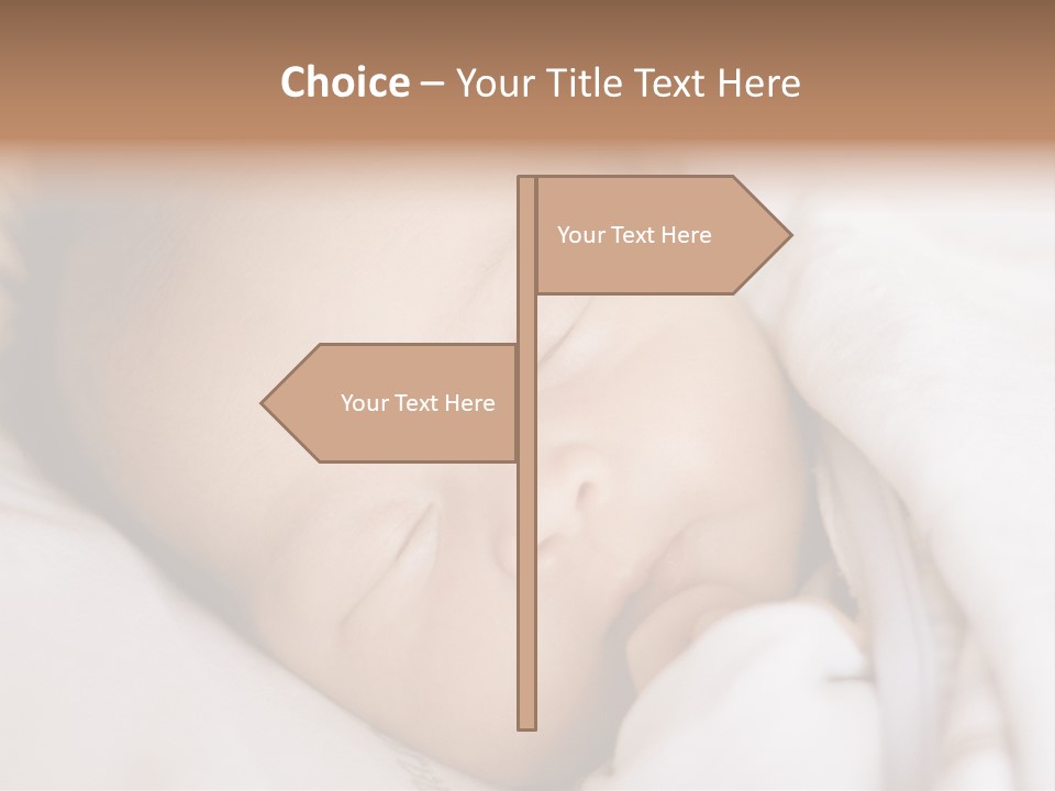 Sepia Portrait Posing PowerPoint Template