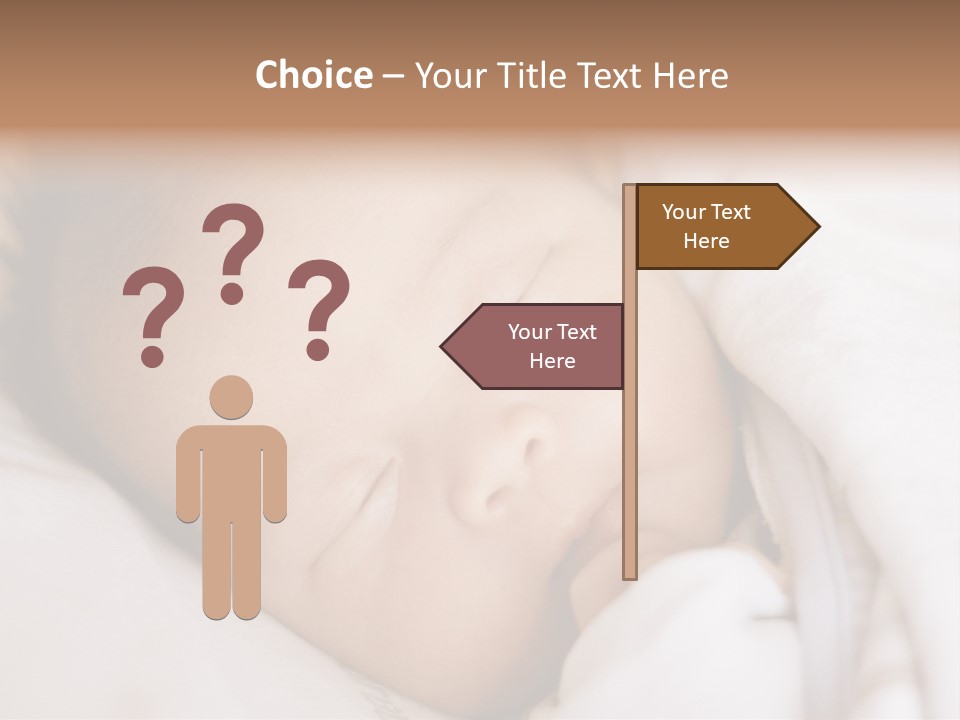 Sepia Portrait Posing PowerPoint Template