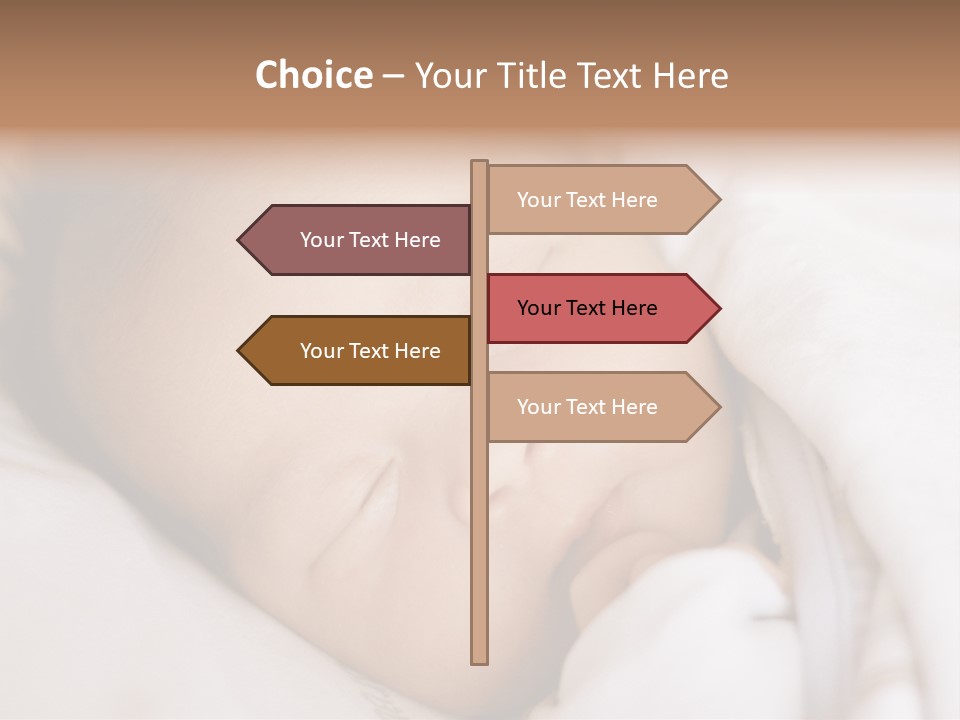 Sepia Portrait Posing PowerPoint Template