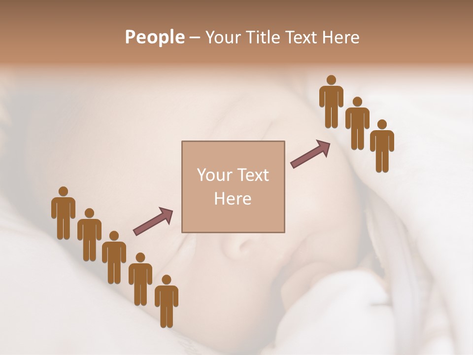 Sepia Portrait Posing PowerPoint Template