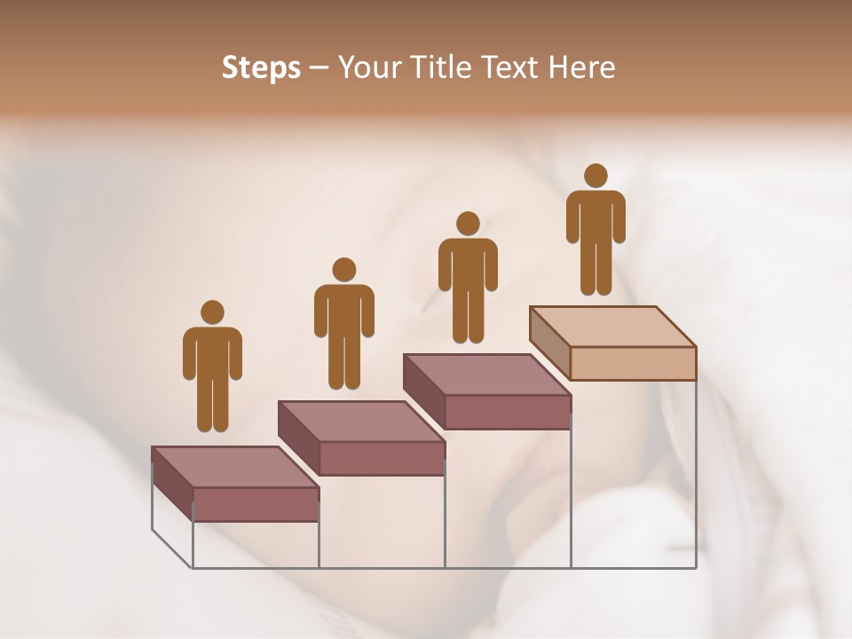 Sepia Portrait Posing PowerPoint Template