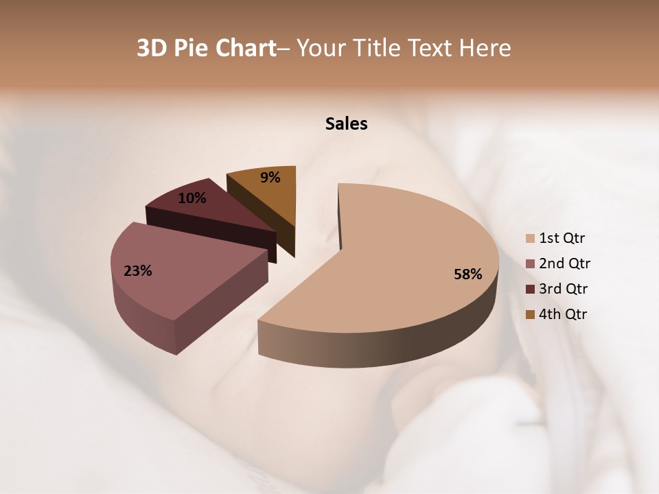 Sepia Portrait Posing PowerPoint Template