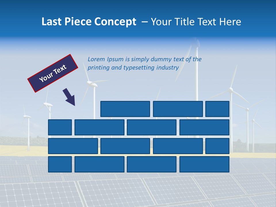 Solar Panel Elektrizitaet Eco PowerPoint Template