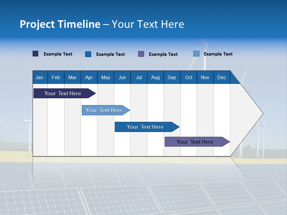 Solar Panel Elektrizitaet Eco PowerPoint Template