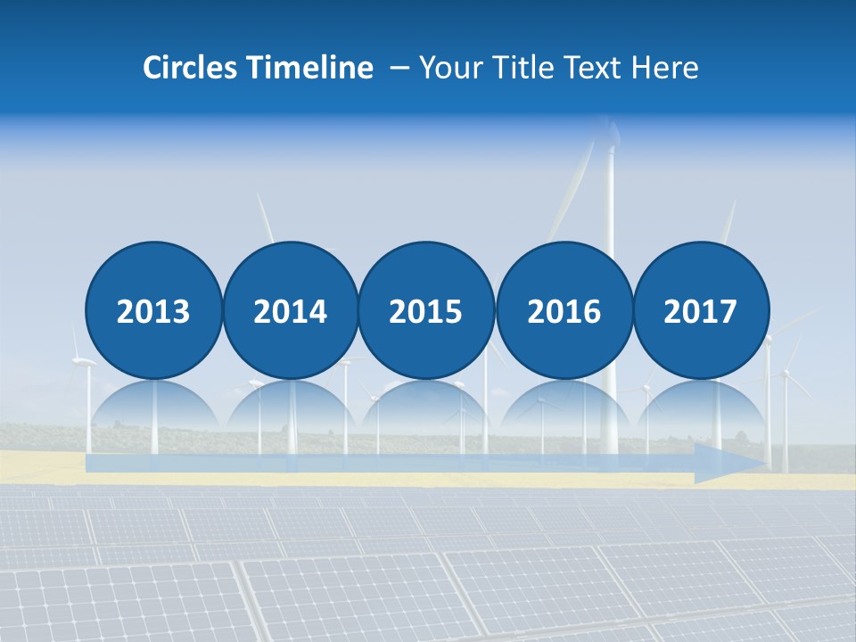 Solar Panel Elektrizitaet Eco PowerPoint Template