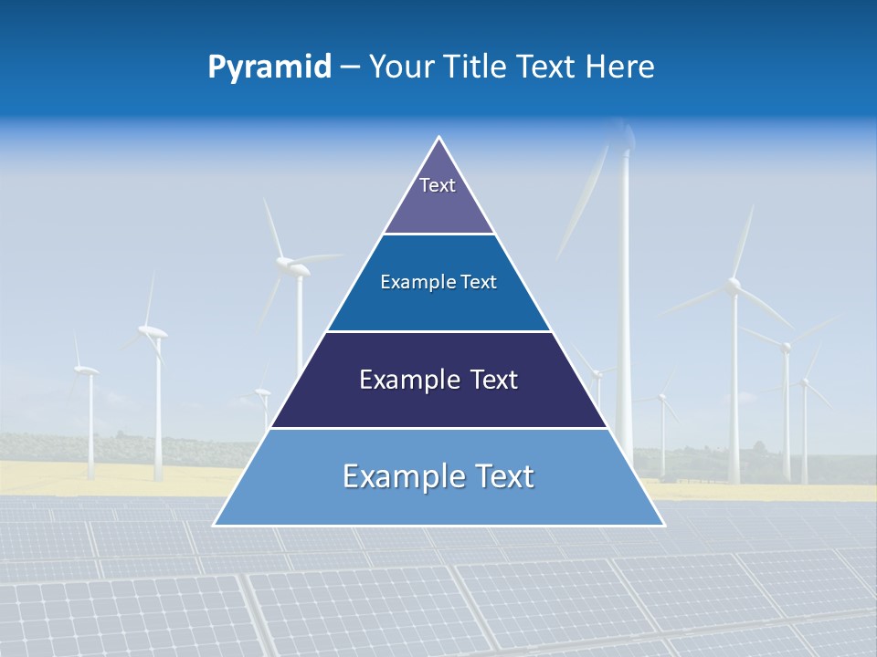Solar Panel Elektrizitaet Eco PowerPoint Template