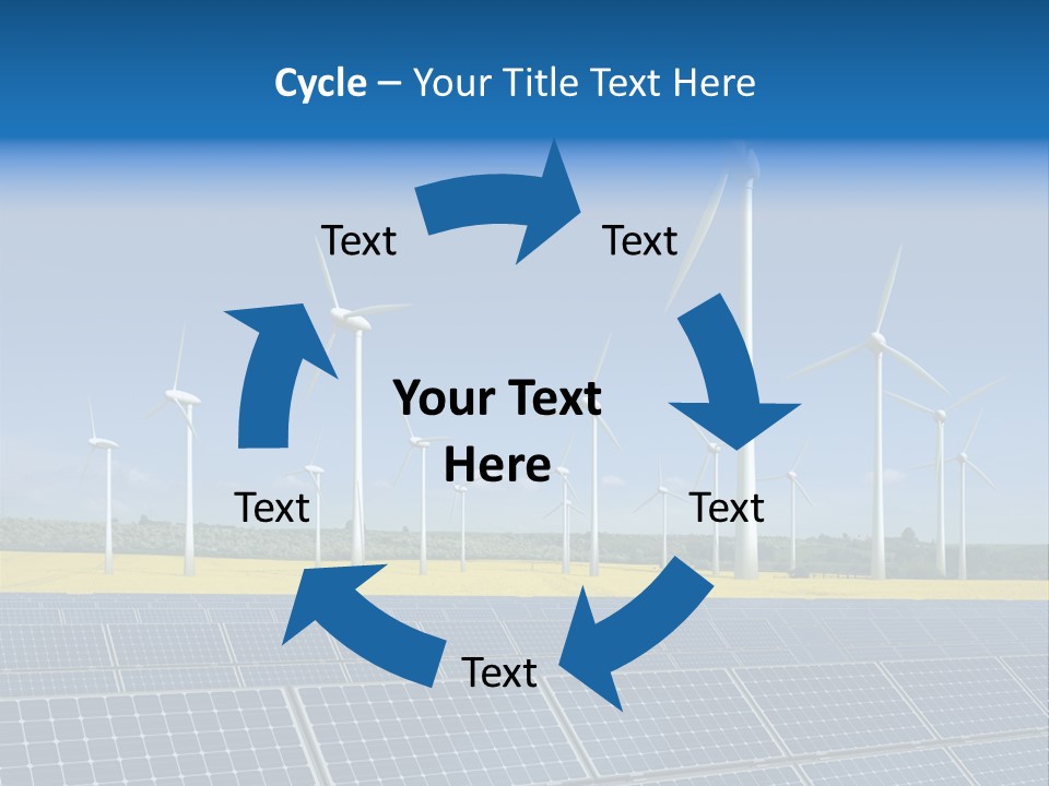 Solar Panel Elektrizitaet Eco PowerPoint Template